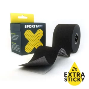 sporttape black extra sticky 5cmx5m