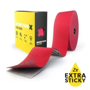 sporttape red clinical extra sticky 5cm x 22m