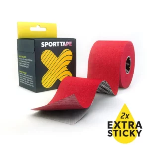 sporttape red extra sticky 5cmx5m 1