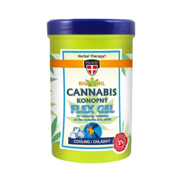 cannabis massage flex gel cooling 5 cannabis oil 380ml