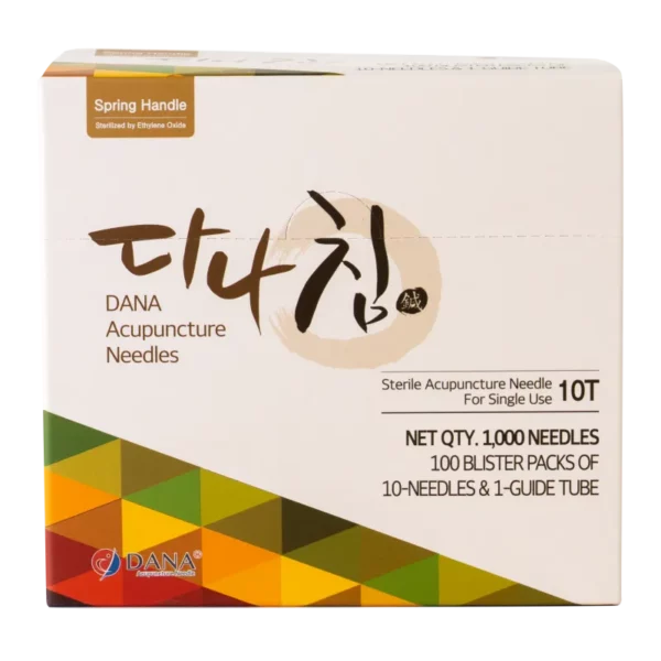 korean dana needles with steel handle and guide 1000 pcs in blister 1
