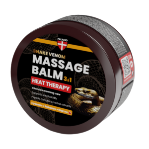 Masažni grelni balzam s kačjim strupom 300 ml - 3v1